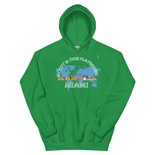 PREMIUM Hoodie ⭐My City is your Playground⭐ Fonts Style Algerian